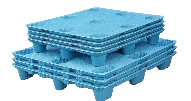 plastic pallet size